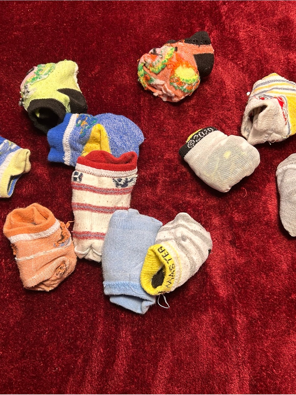 Mixed toddler Cotton Crew Socks - Multicolor bundle